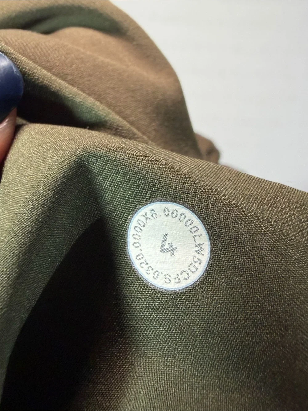 Lululemon Keep Moving Pant 7/8 High Rise Trouser Size 4 Athleisure Olive Green - Picture 4 of 6